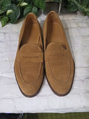 Thursday Boot Company Lincoln Tan Suede Penny Loafers 9.5